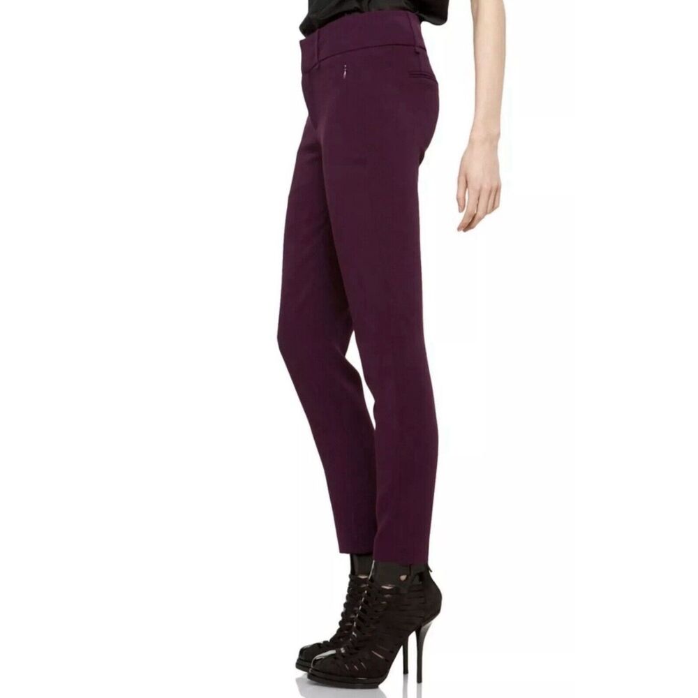 Rag & Bone Malin Skinny Trouser‎ Pants Wine Plum Purple Size 4